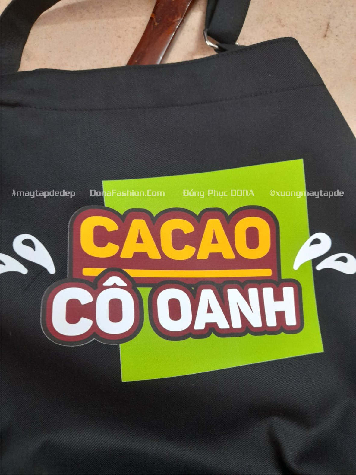 Tạp dề dài Cô Oanh